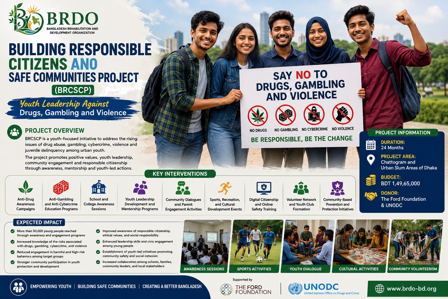 Building Responsible Citizens and Safe Communities Project (BRCSCP)